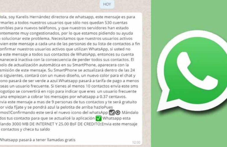 “Hola, soy Karelis Hernández, Directora de WhatsApp”: el nuevo engaño que se viraliza por WhatsApp