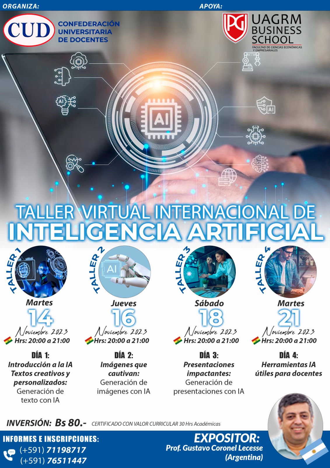 Taller Virtual Internacional de Inteligencia Artificial (Bolivia)