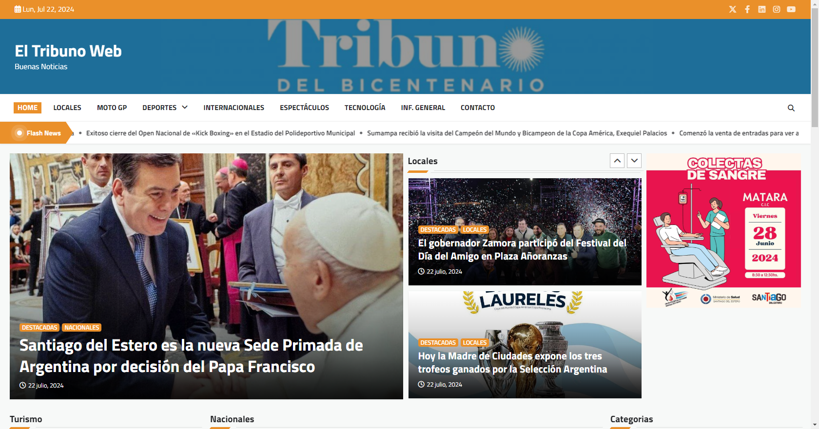 Web – El Tribuno